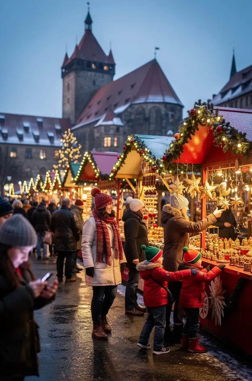 Transportbus bringt Touristen sicher von der Unterkunft zum Festivalgelände in Deutschland
